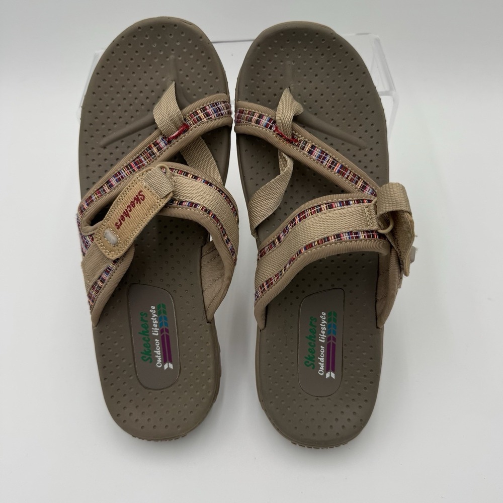 Skechers Reggae All Natural Taupe/Multi Women's Sandals - Assorted Size‎ 9